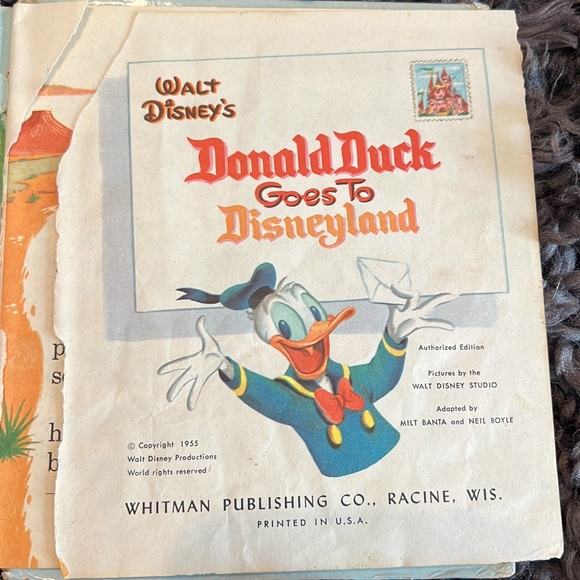 Walt disney, hanna barberas vintage books - Picture 8 of 9